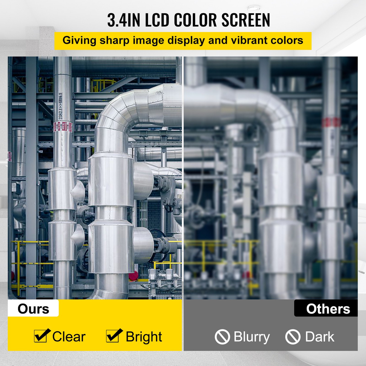 Sewer Camera, 32.8FT 4.3' Screen, Pipeline Inspection Camera with DVR Function & Snake Cable, Waterproof IP68 Borescope LED Lights, Industrial Endoscope for Home Wall Duct Drain Pipe Plumbing