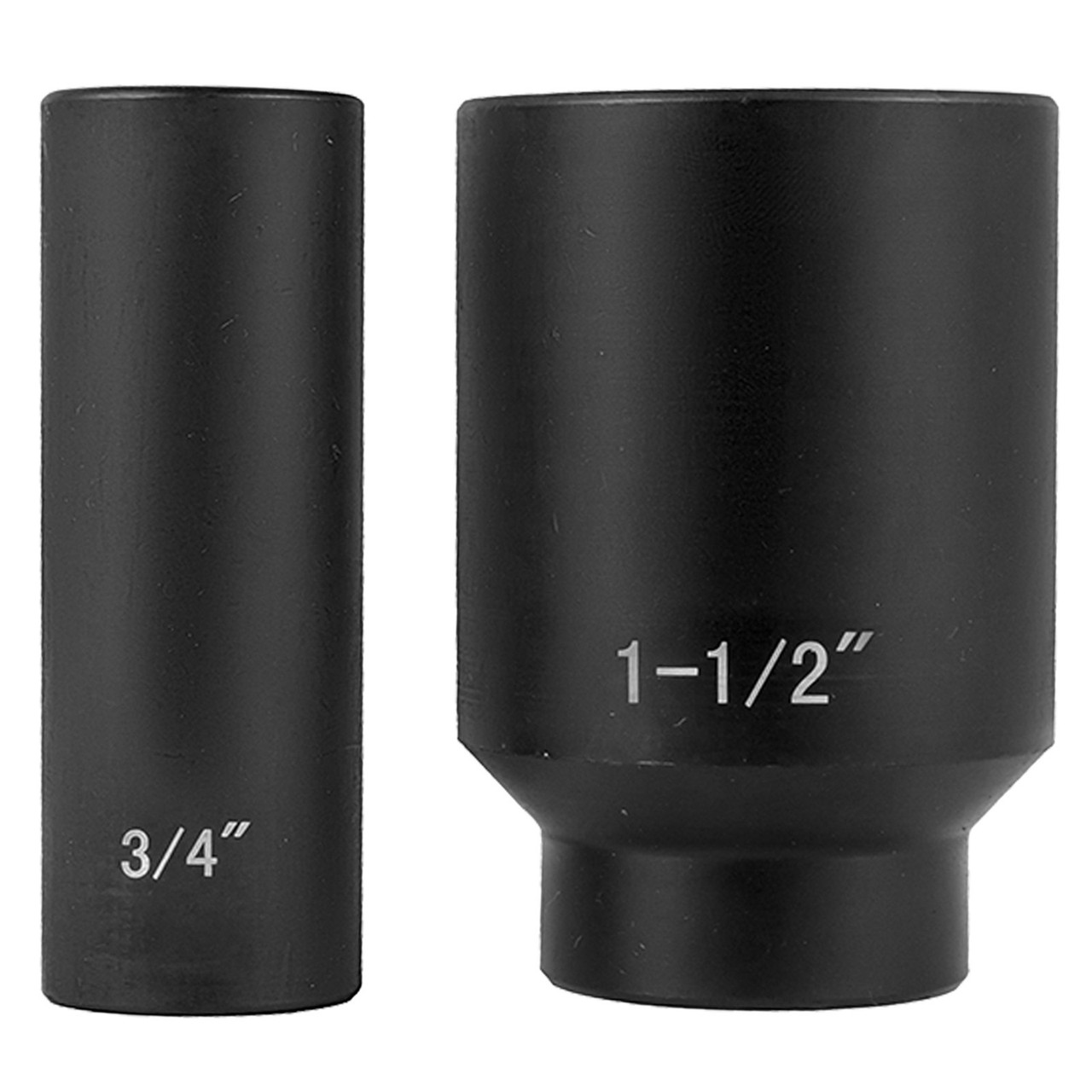 Impact Socket Set 1/2 Inches 19 Piece Impact Sockets, Deep Socket, 6 ...