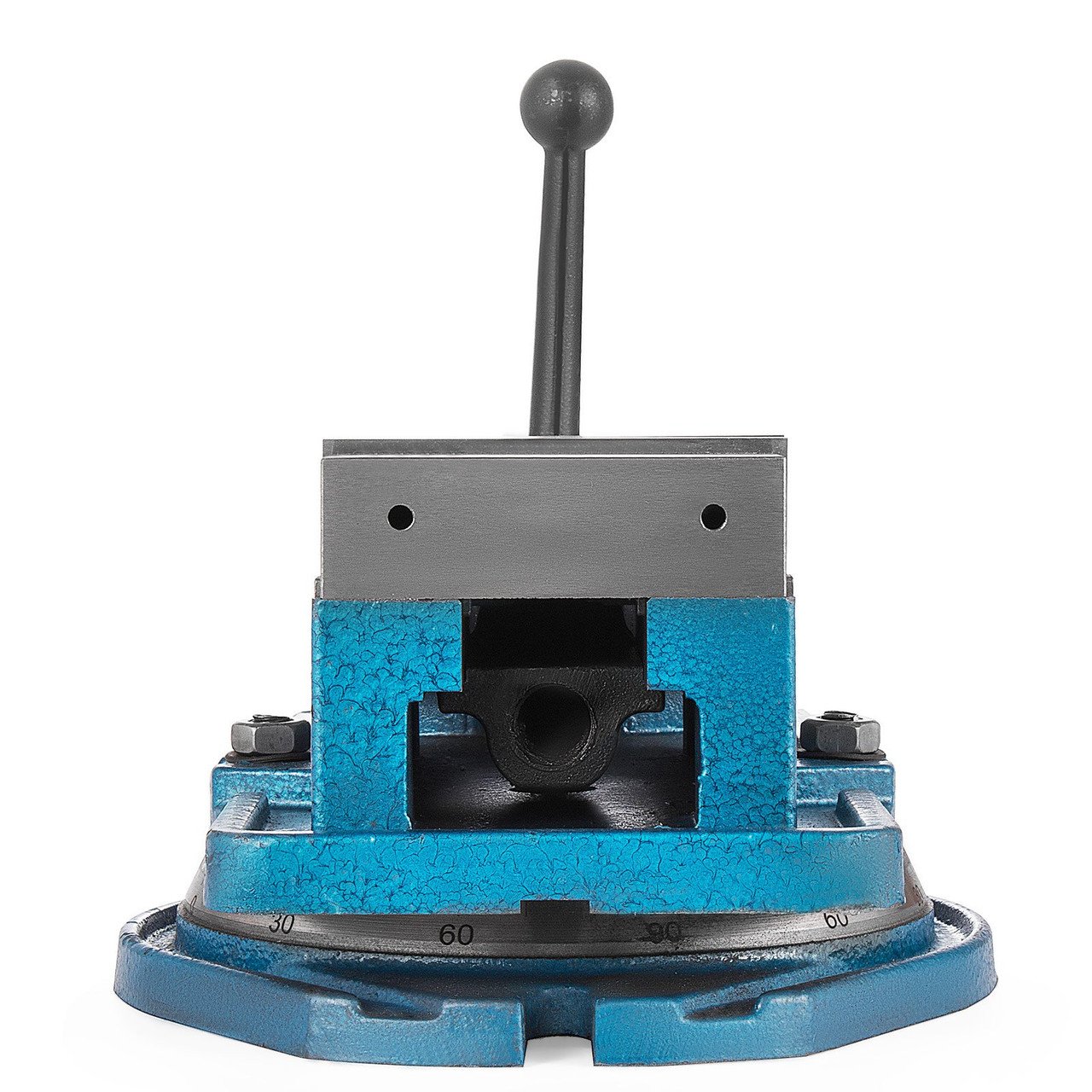 4" Milling Machine Lockdown Vise Swiveling Base Precise Scale Clamping Vise
