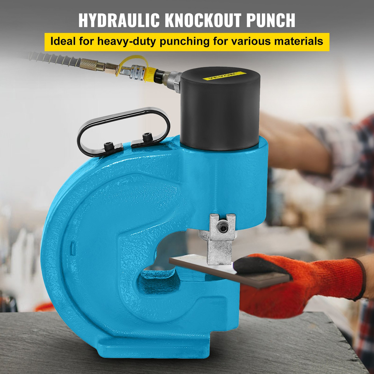 CH-70 Hydraulic Busbar Hole Puncher 35 Ton Knockout Punch Set Max 12mm
