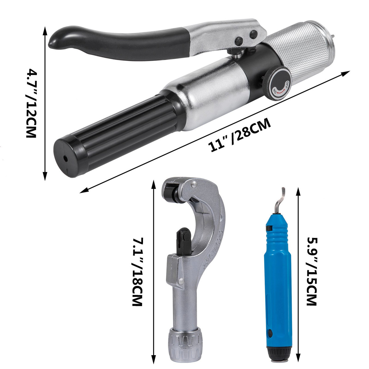 Hydraulic Tubing Expander 7 Lever Tubing Swaging 3/8" to 1-1/8''