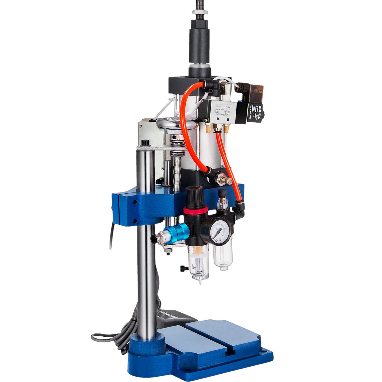 200kg Vertical Pneumatic Punch Press Machine 110v Mute Operation 16mm Die Hole