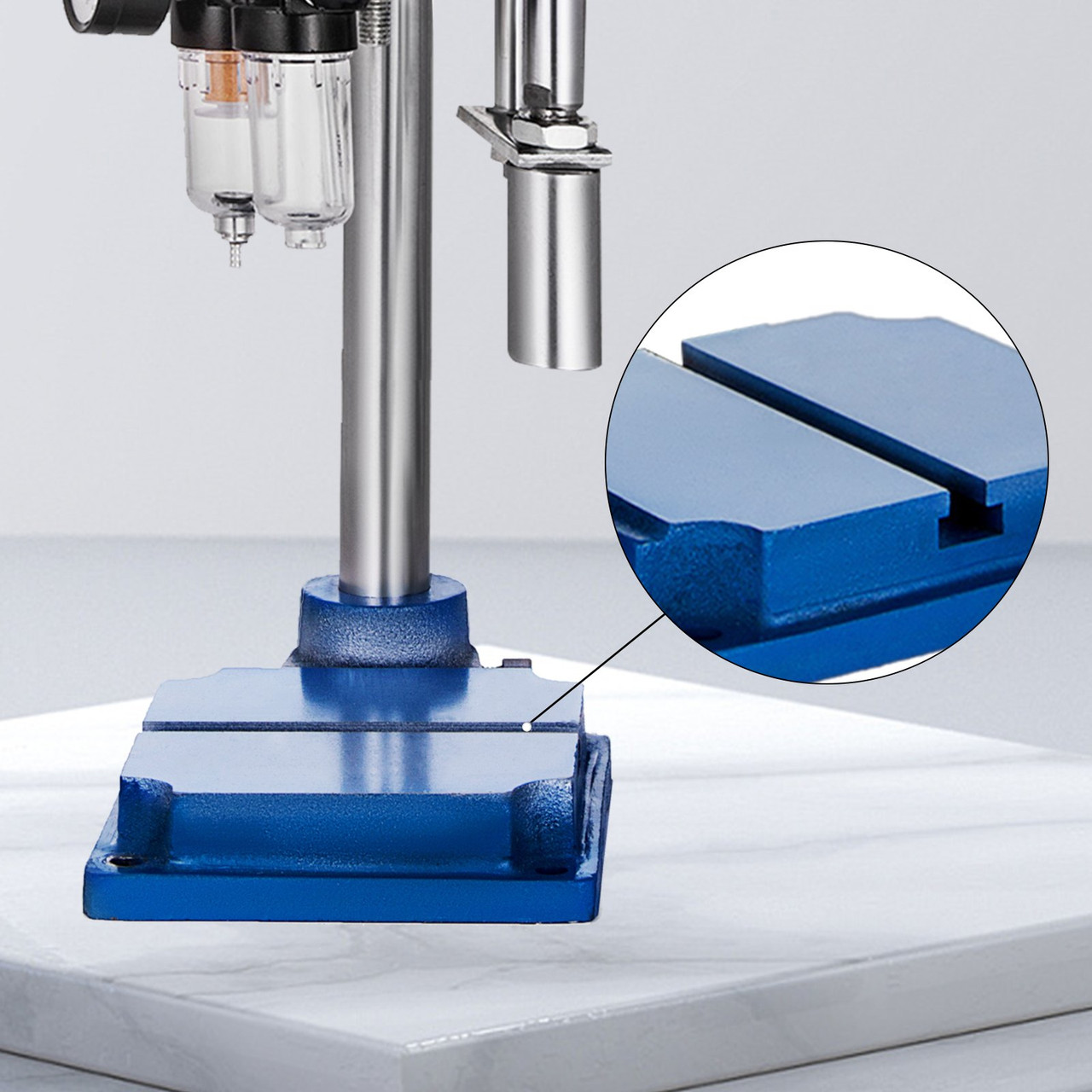 200kg Vertical Pneumatic Punch Press Machine 110v Mute Operation 16mm Die Hole