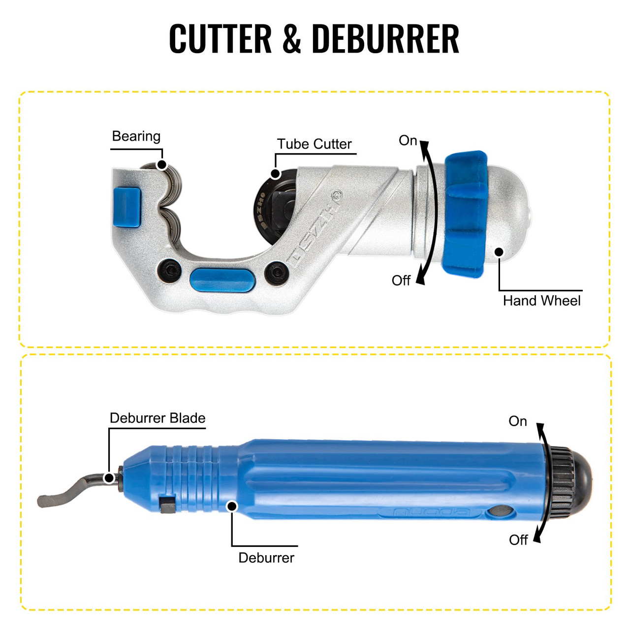 VEVOR Wk-400 Hydraulic Flaring Tool Set Tube Expander Pipe Fuel Line Tool + Cutter KKJYYKKGJTZ000001V0