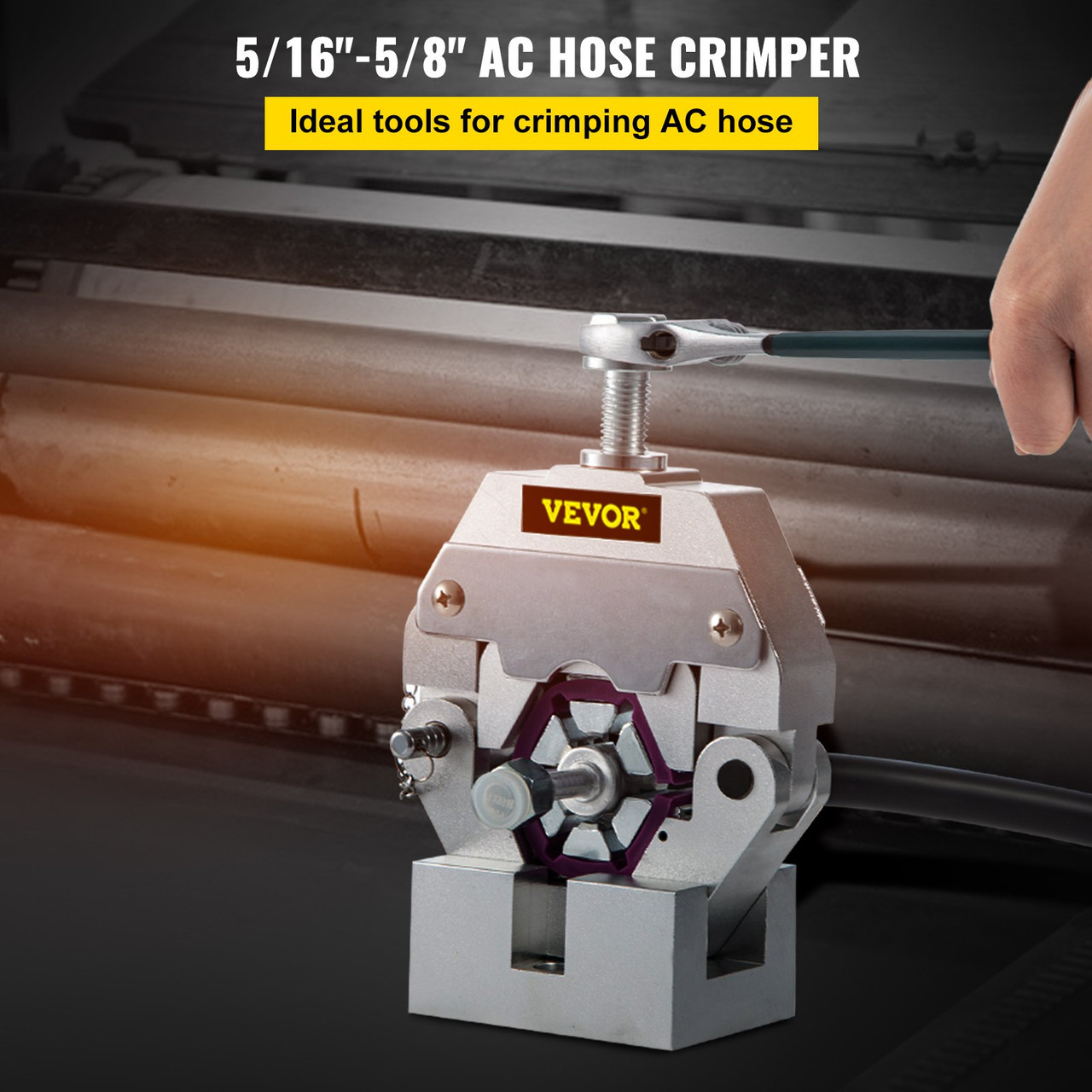 71550 A/C Hose Crimper Tool Kit Manual Crimper Protable Crimping