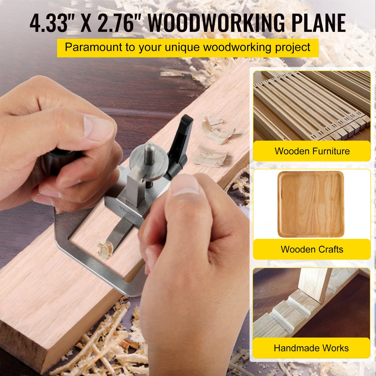 Carpenter Hand Plane For Precision Shaping Adjustable Router