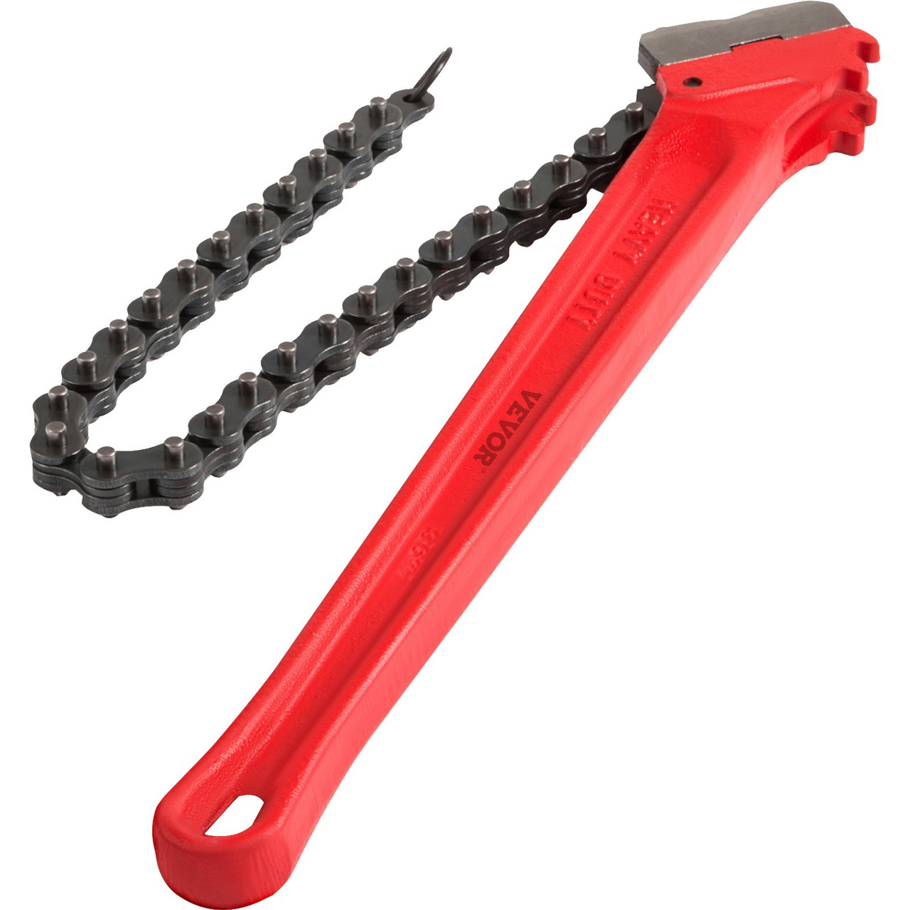 36" Pipe Chain Wrench, Steel Ratcheting Wrench 30" Chain 7.5" Capacity