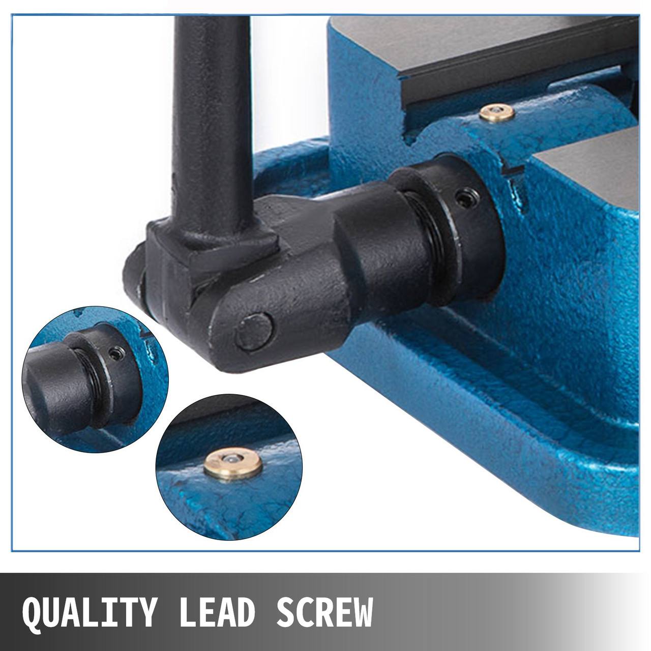 3" Milling Machine Lockdown Vise Swivel Hardened With 360 Degree Swiveling Base