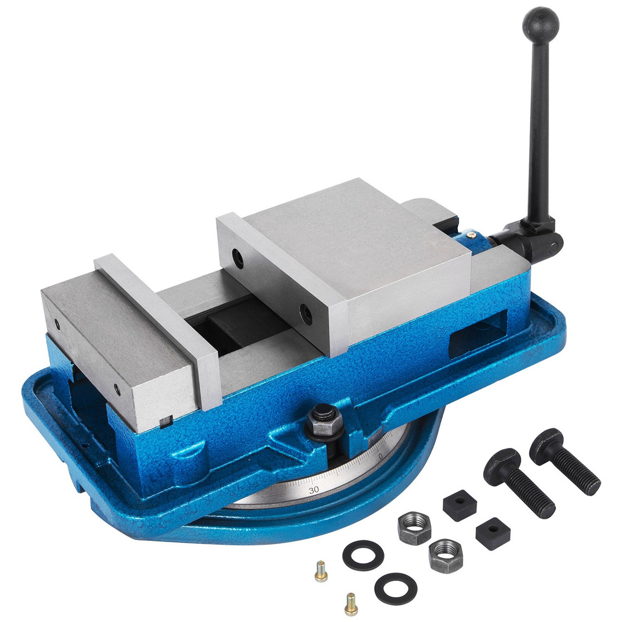 3" Milling Machine Lockdown Vise Swivel Hardened With 360 Degree Swiveling Base