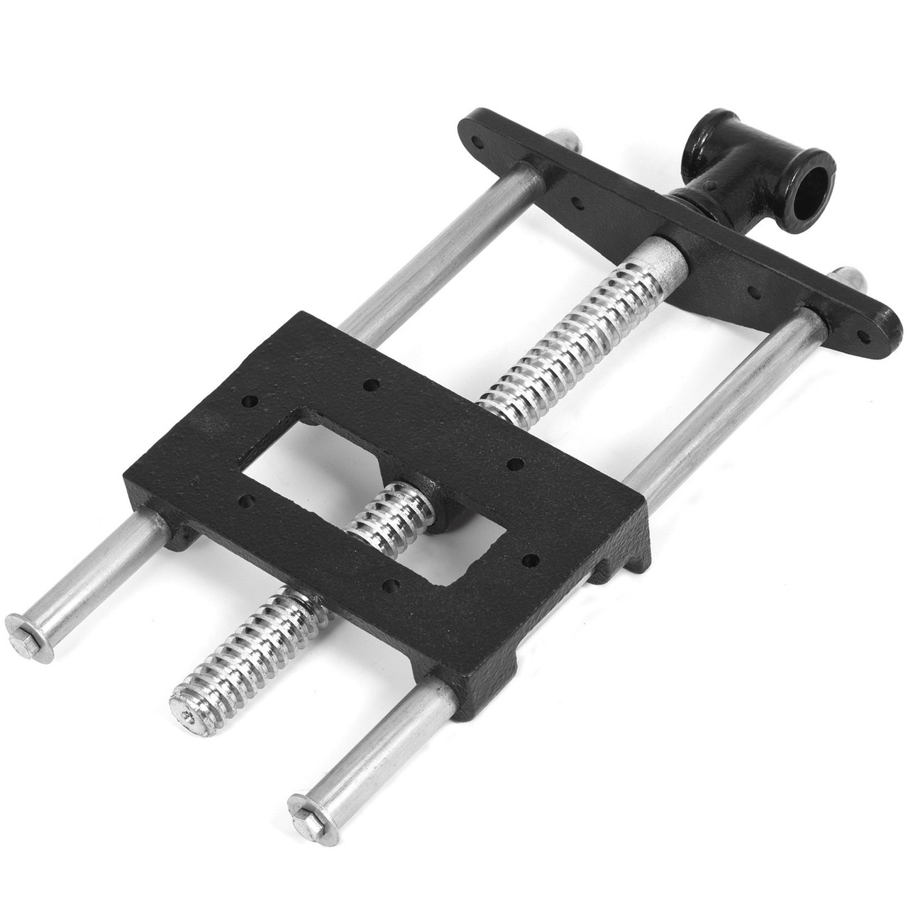 9" Woodworking Vise, Bench Front Vise Cast Iron 300mm Chrome Plated Screw