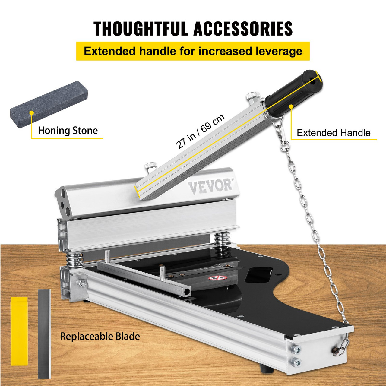 Laminate Floor Cutter Vinyl Flooring Cutter 10" Blade Length Plank Cutter