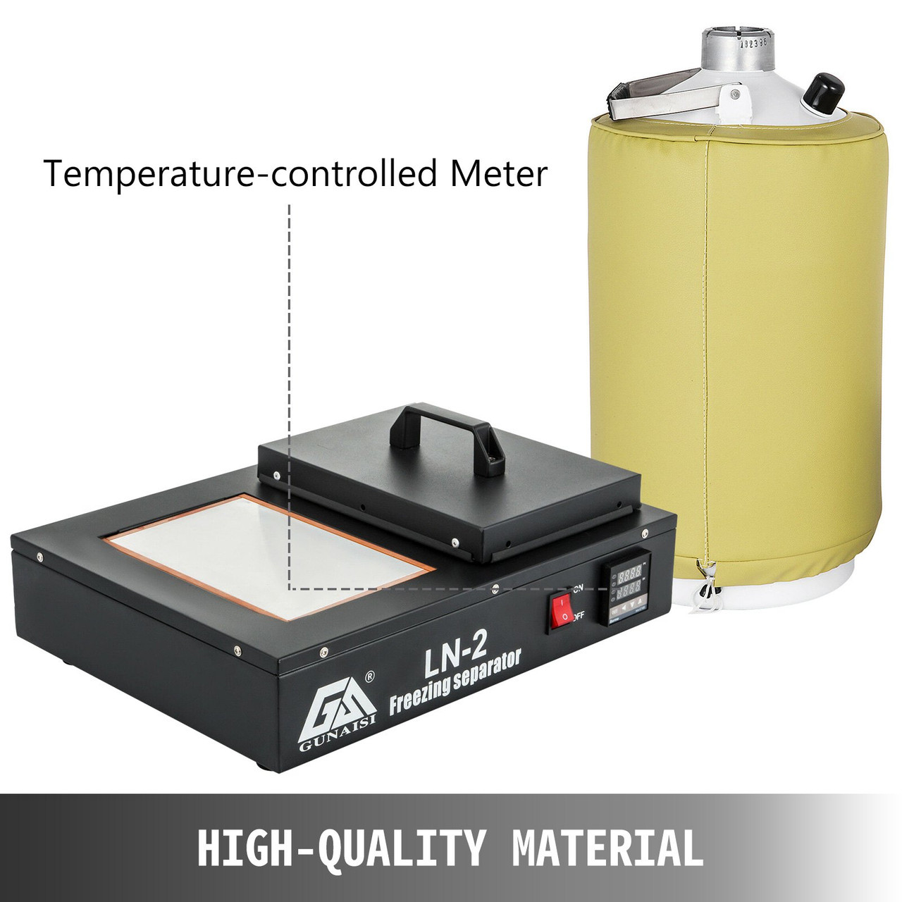 Liquid Nitrogen Frozen Separator Lcd Separating Machine With 10l Tank
