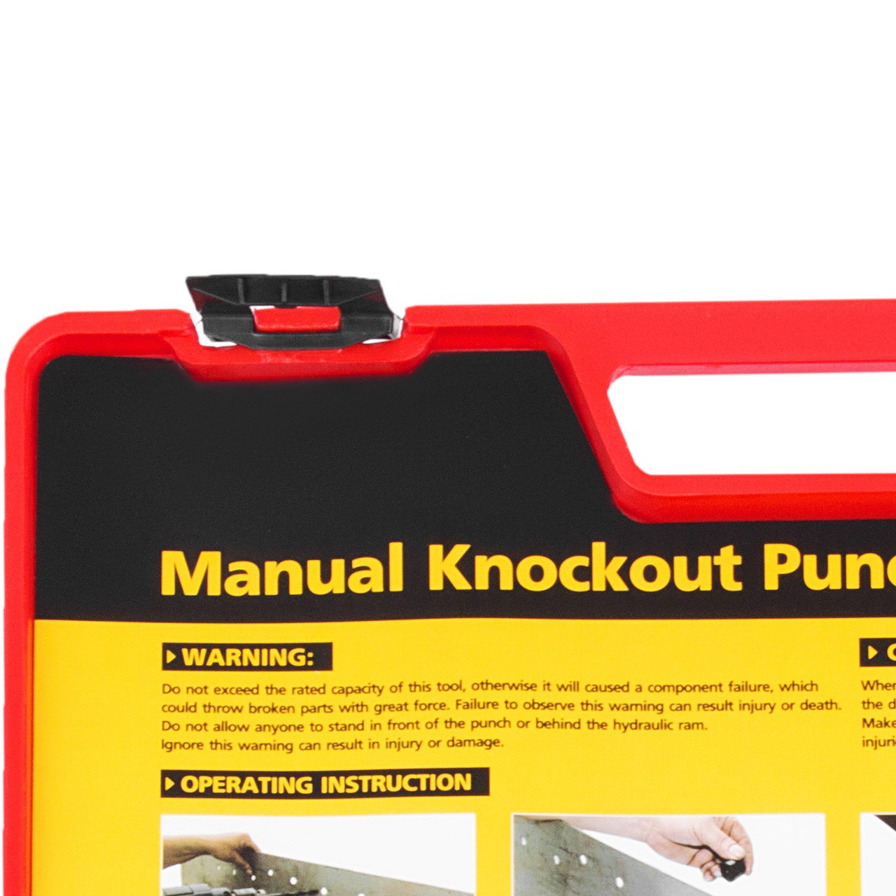 Cc-60 Ratchet Knockout Punch Driver Set 1/2" To 2" 6 Dies W/ Ratchet Wrench