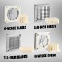 Commercial French Fry Cutter with 4 Replacement Blades, 1/4" and 3/8" Blade Easy Dicer Chopper, 6-Wedge Slicer and 6-Wedge Apple Corer, Lemon Potato Cutter for French Fries with Extended Handle