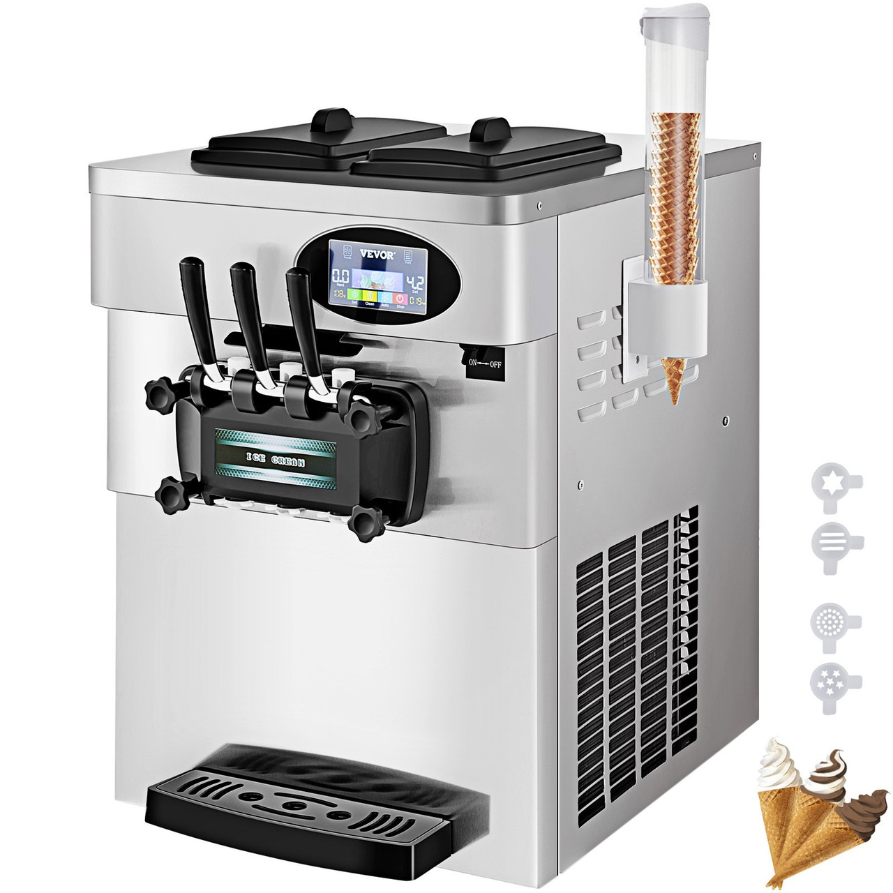 self cleaning soft serve machine