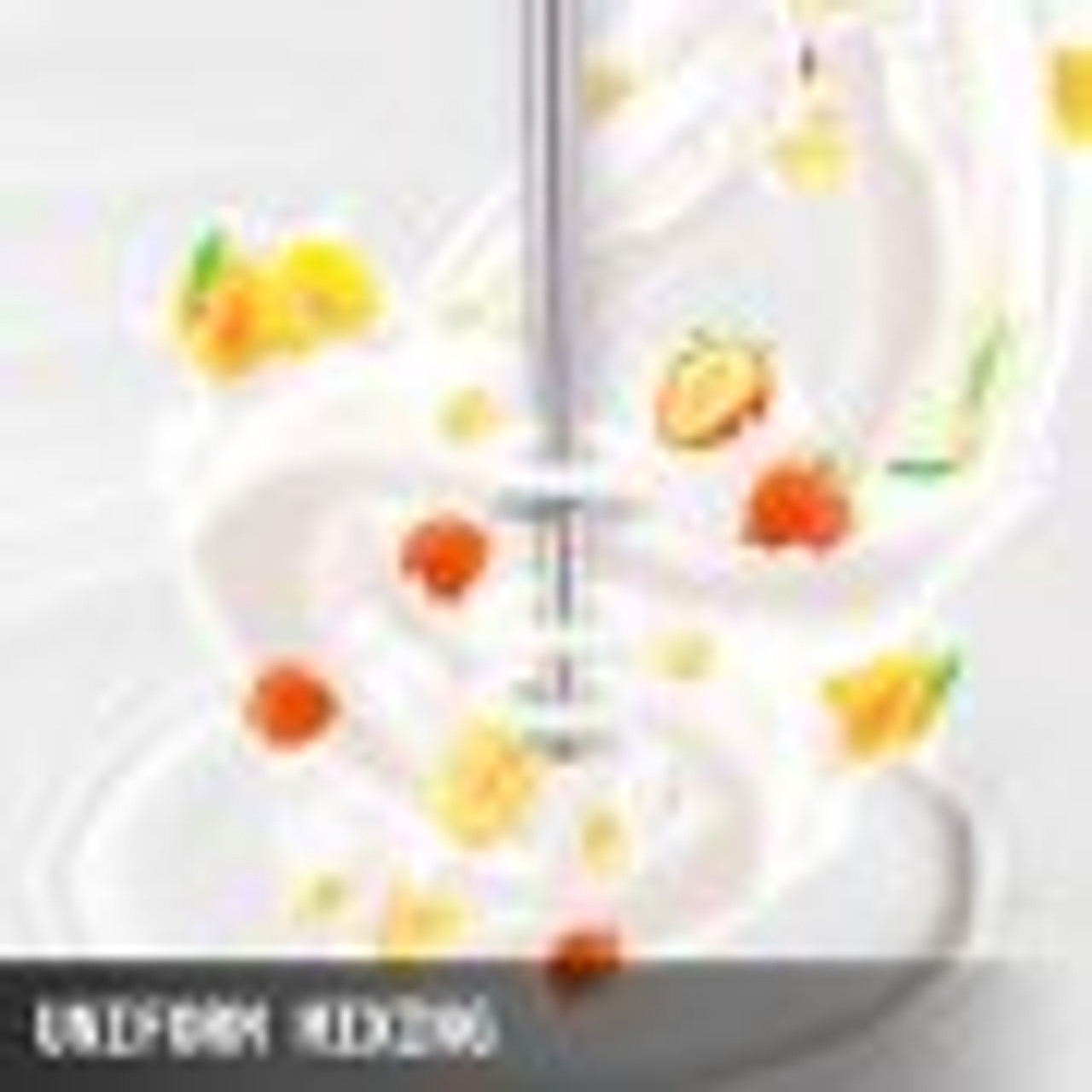 VEVOR 3-Cups Milkshake Maker Single-Head Milkshake Machine Silver