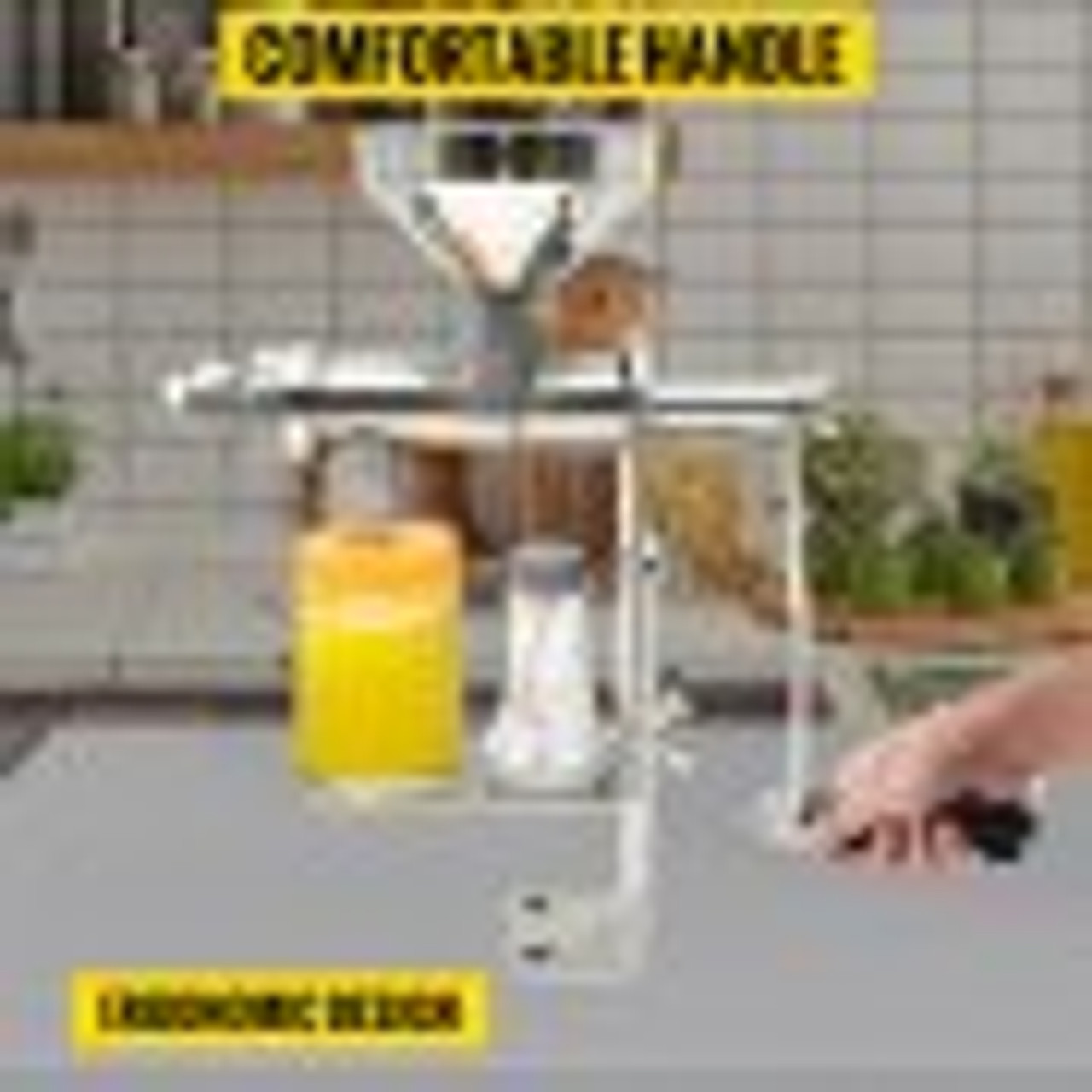 Manual Oil Press Stainless Steel Oil Press Machine Nut and Seed Oil Press Household