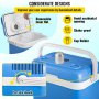 Electric Cooler and Warmer, 34 Quart Portable Thermoelectric Fridge, Plug  in Refrigerator with Collapsible Handle, 110V