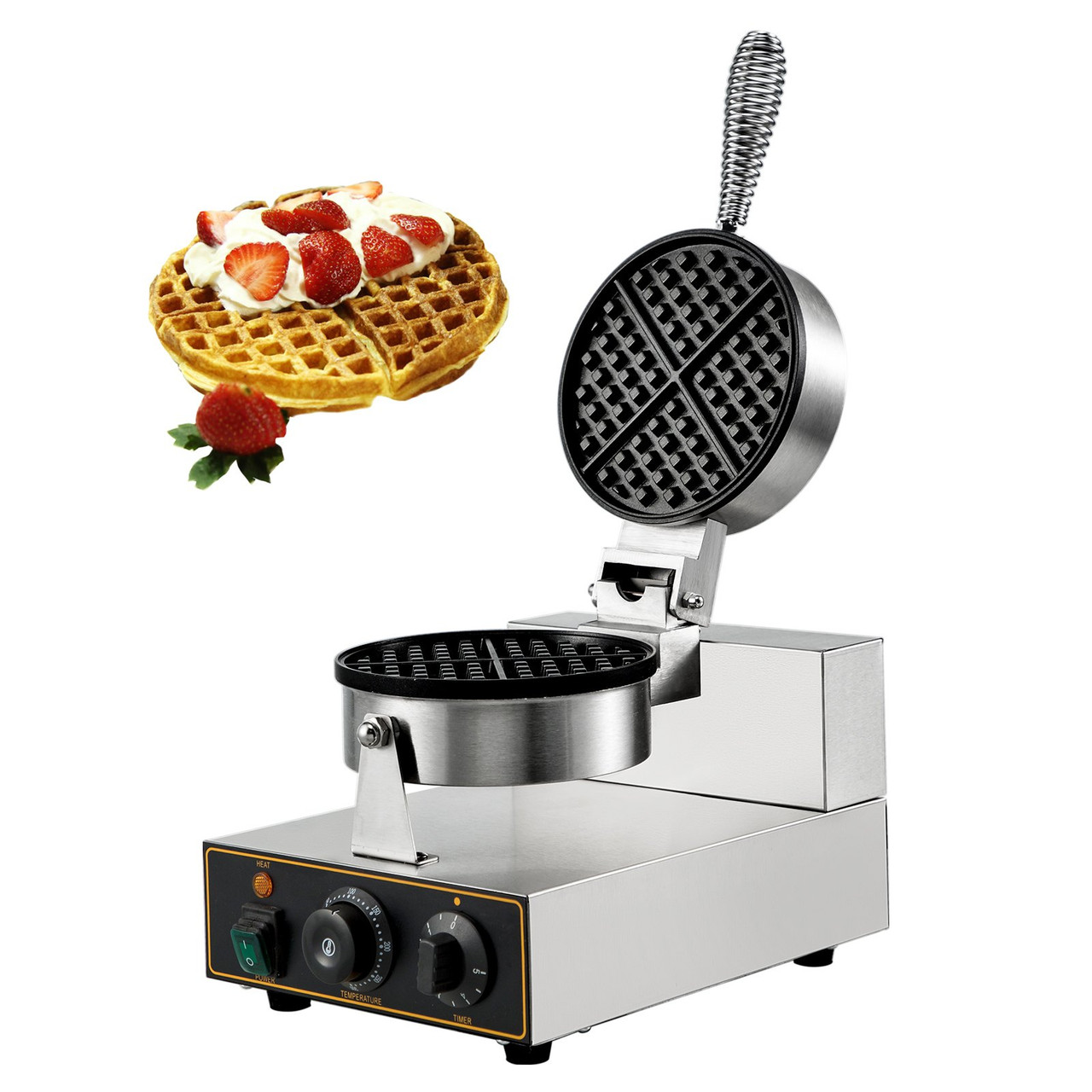 5 Dual Nonstick Rotating Waffle Maker