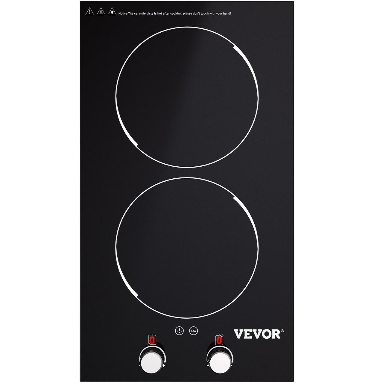 VEVOR Built-in Induction Electric Stove Top 5 Burners,35 Inch Electric  Cooktop,9 Power Levels & Sensor Touch Control,Easy to Clean Ceramic Glass