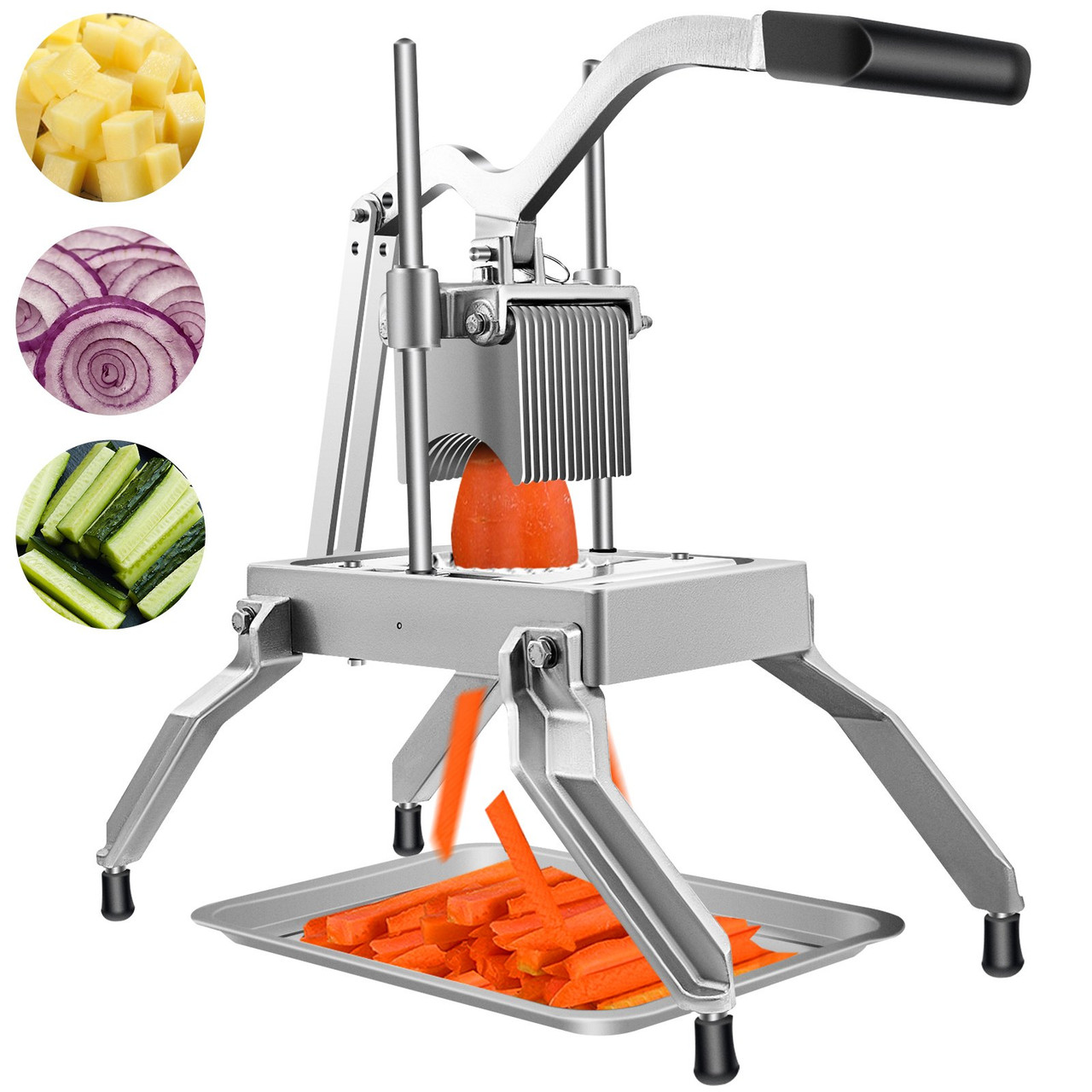 3/8 Blade Commercial Vegetable Fruit Dicer Onion Potato Tomato Slicer  Chopper