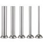 Manual Sausage Stuffer Maker 10L Capacity Two Speed Vertical Meat Filler Stainless Steel with 5 Stuffing Nozzles, Commercial and Home Use