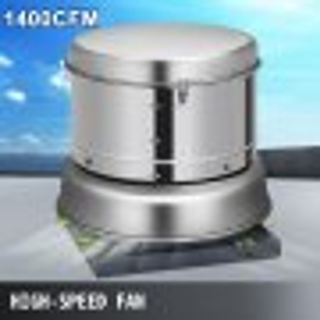 1400 CFM Roof Fan Up-blast Restaurant Exhaust Fan High Speed Direct Drive Up-blast Exhaust Fan 250W