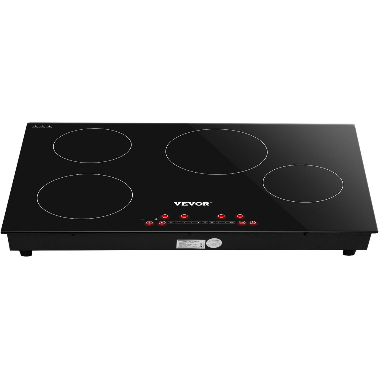 Built-in Induction Electric Stove Top 30 Inch,4 Burners Electric Cooktop,9 Power Levels & Sensor Touch Control,Easy to Clean Ceramic Glass