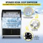 Commercial Ice Maker Machine, WiFi Control 177LBS/24H 121LBS Large Storage Ice Machine with Upgraded LCD Panel, SECOP Compressor, Air-Cooled, Include 2 Water Filters, Water Drain Pump, 2 Scoops