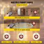 Restaurant Pager System 10 Coasters Max 98 Nursery Pager Wireless Paging Queuing Calling System 350-500m with Vibration, Flashing and Buzzer for Social Distance Food Truck Hotels Cafes