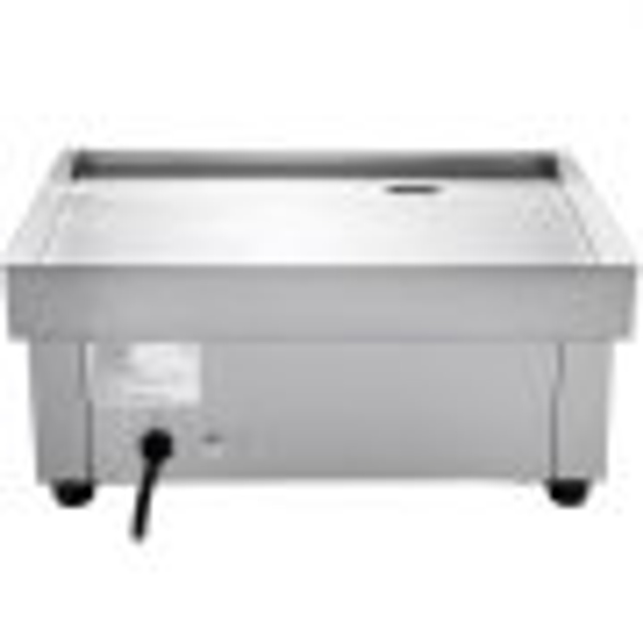 Commercial Electric Griddle, 18" Teppanyaki Grill, 1600W Electric Flat Top Grill, Stainless Steel Electric Countertop Griddle w/Drip Hole, 50-300? Countertop Griddle for Pancake, Chicken