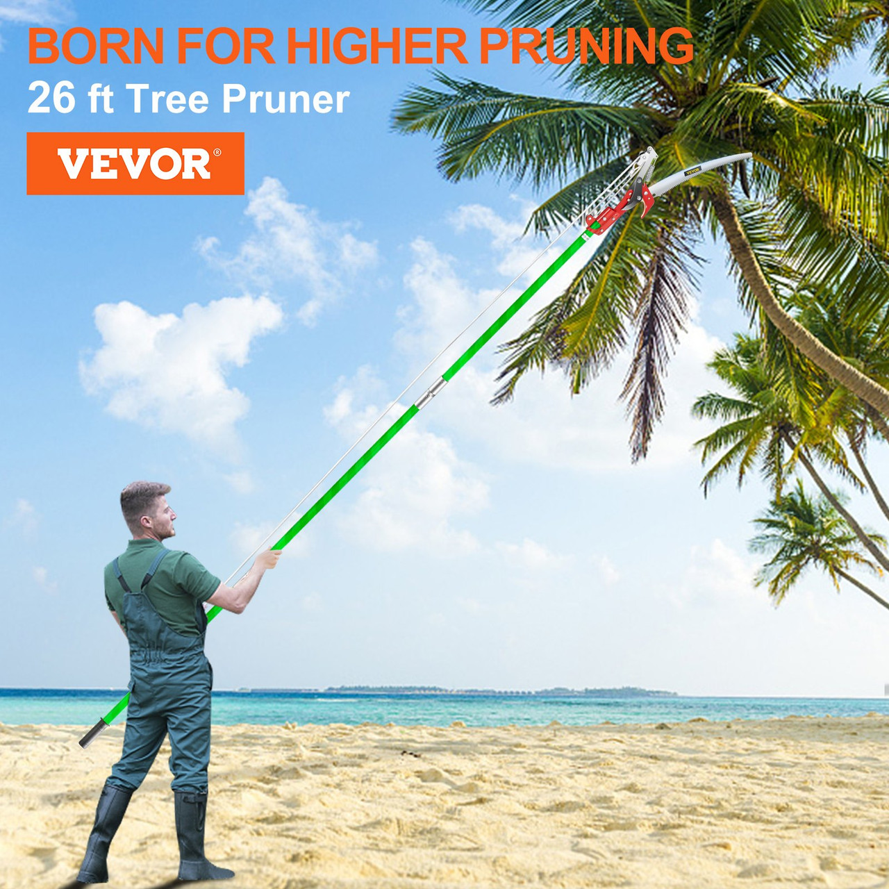 26 FT Heavy Duty Telescoping Pole, In the Breeze