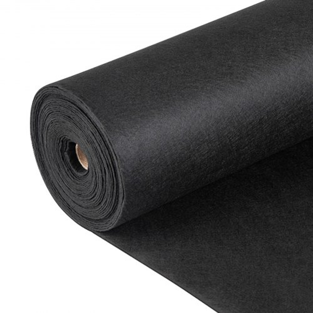 Garden Weed Barrier Fabric, 8 OZ Heavy Duty Landscape Fabric, 3ft x 100ft Weed Block Fabric for Garden Ground Cover, Non-Woven Fabric for Landscaping, French Drains, Underlayment, Black