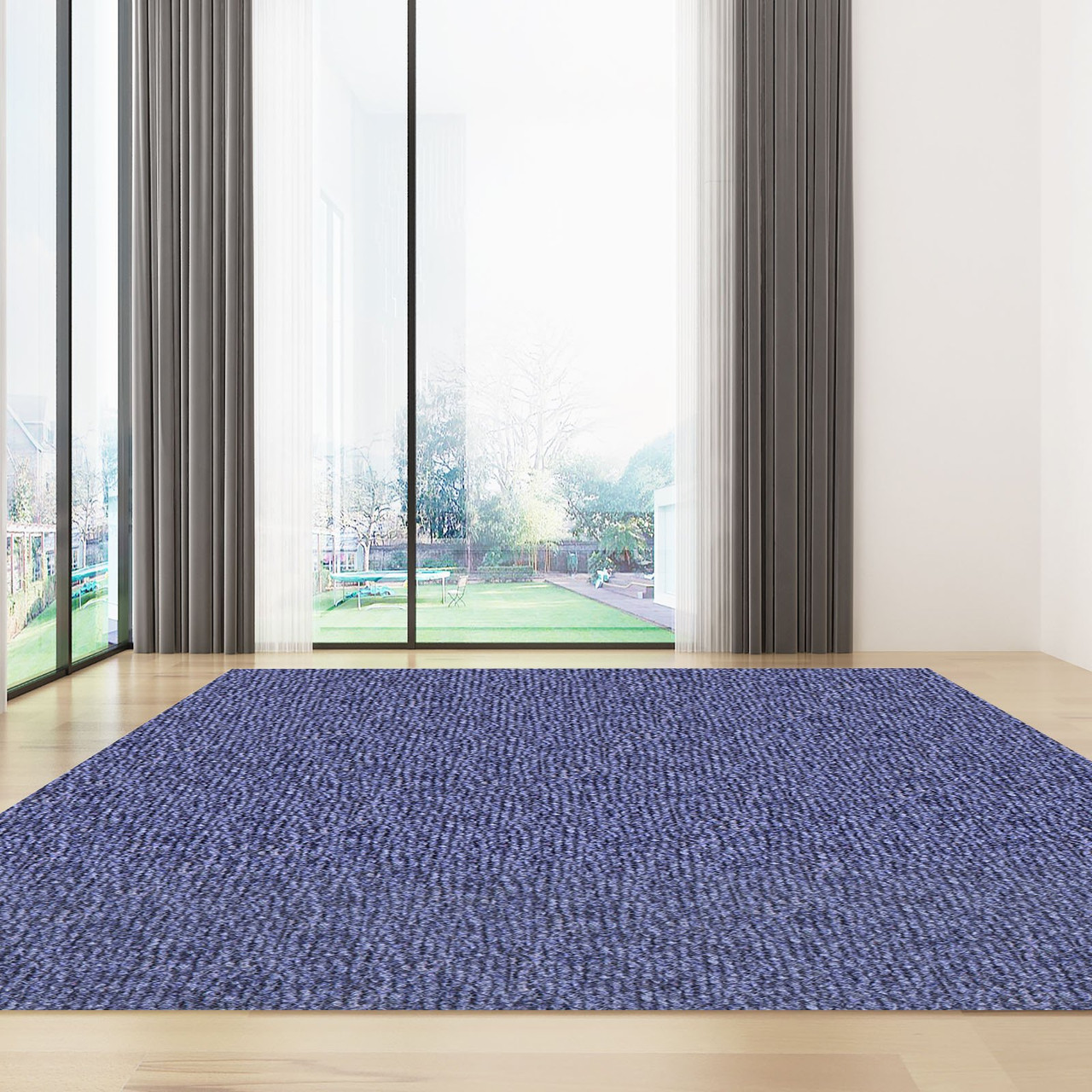 Deep Blue Marine Carpet 6 ft x 18 ft Marine Carpeting Marine Grade Carpet for Boats with Waterproof Back Outdoor Rug for Patio Porch Deck Garage