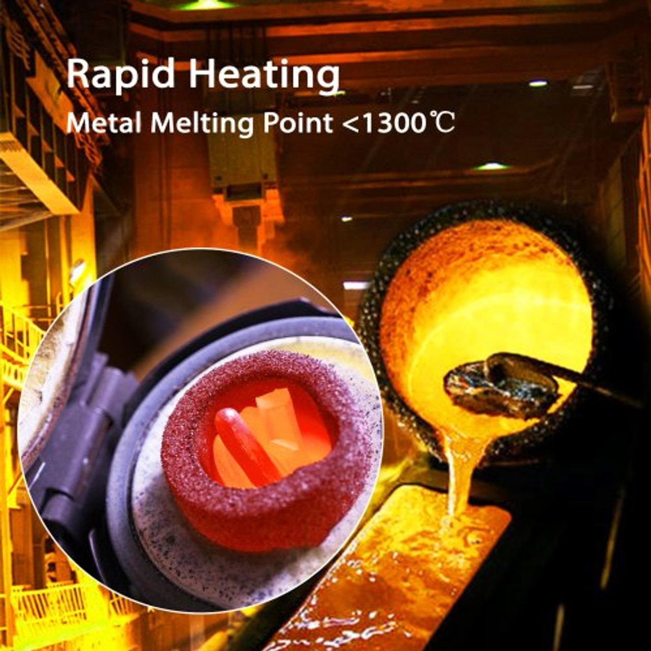 Crucible Furnace, Melting Crucible, Gold Melting Kit Crucible Casting  Graphite Crucible, High Purity Save Energy For Metals For Copper Brass Gold  Silver 