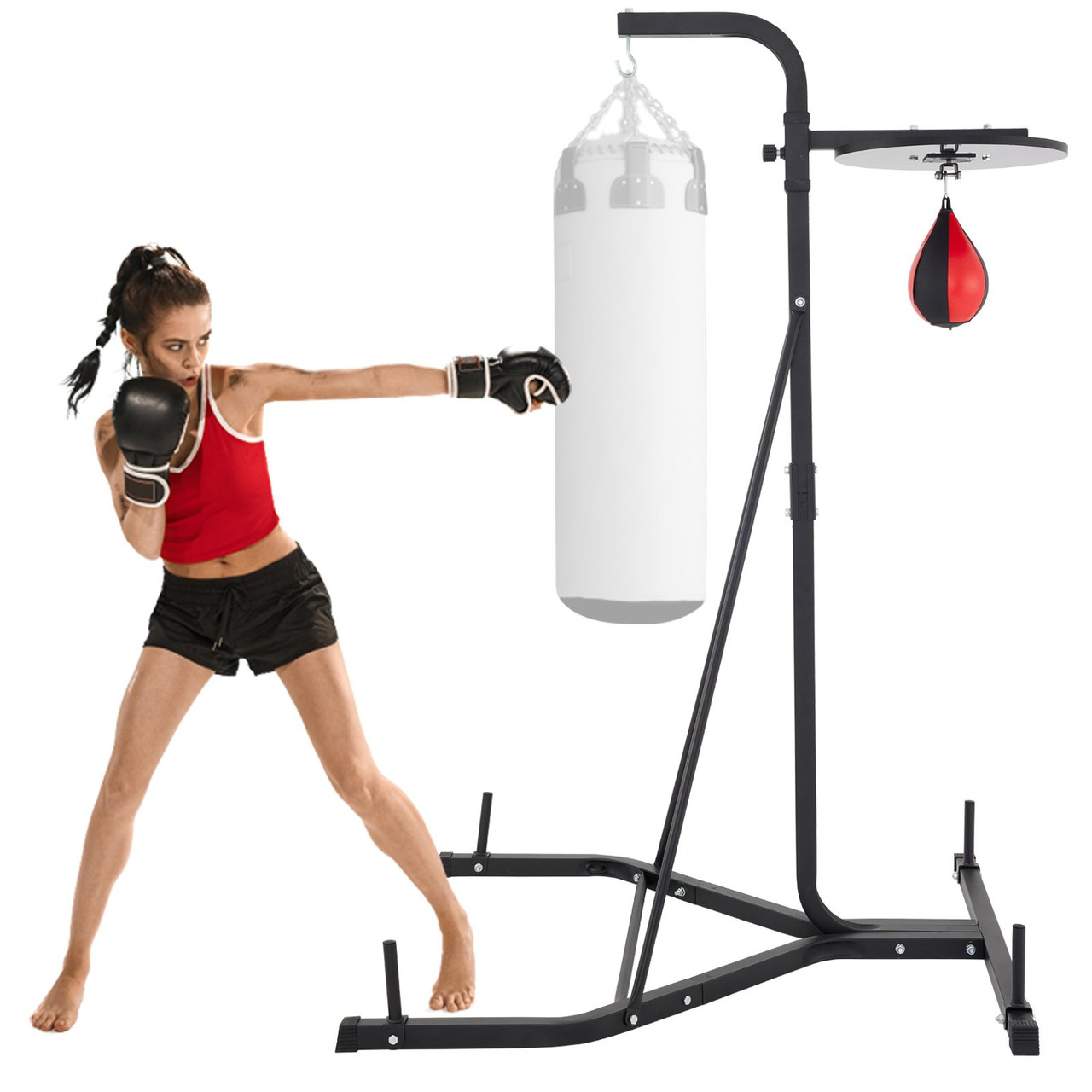 Foldable Heavy Duty Boxing Punching Bag Stand Steel