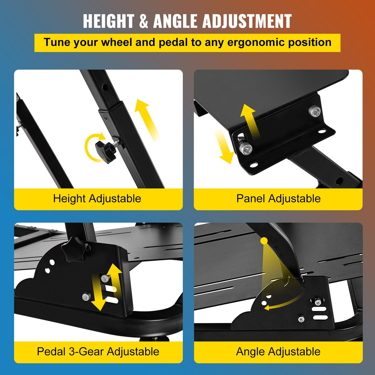 Racing Simulator Cockpit Steering Wheel Stand For G29 Ps4 G920 Xbox Ps