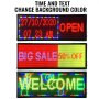 Led Sign 40" x 15" Digital Sign Full Color Color Indoor with high Resolution P10 Led Scrolling Display Programmable by PC & WiFi & USB for Advertising