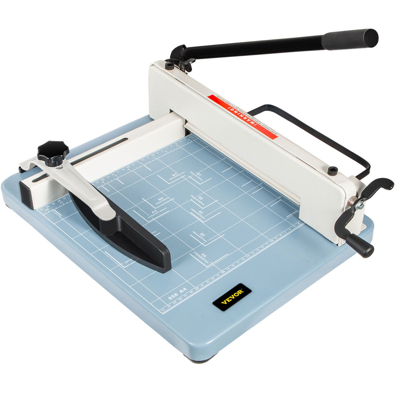 Industrial Paper Cutter A4 Heavy Duty Paper Cutter 12 Inch Paper Cutter Heavy Duty 400 Sheets Paper Guillotine with Clear Cutting Guide Grids for