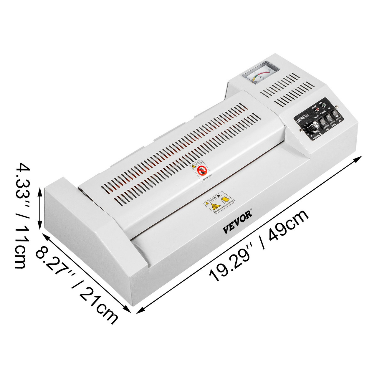 Lamination Machine 12.6" Thermal Laminator Machine 4 Rollers System Portable Laminating Machine for Home School or Small Office Suitable for Use with