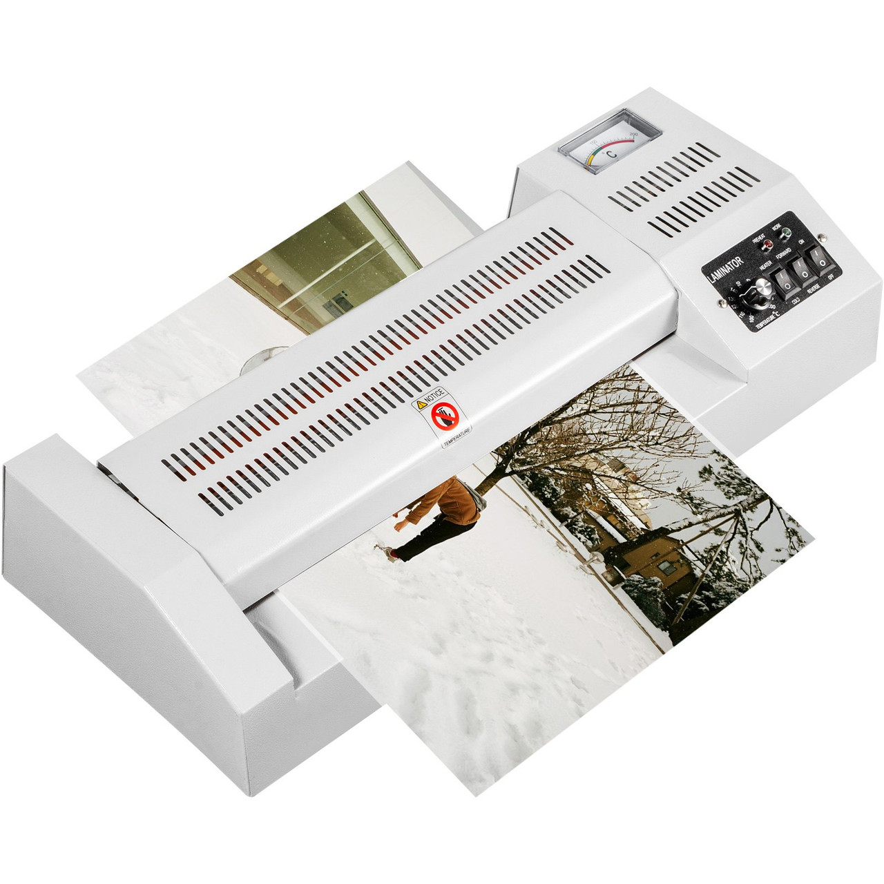 Lamination Machine 12.6" Thermal Laminator Machine 4 Rollers System Portable Laminating Machine for Home School or Small Office Suitable for Use with