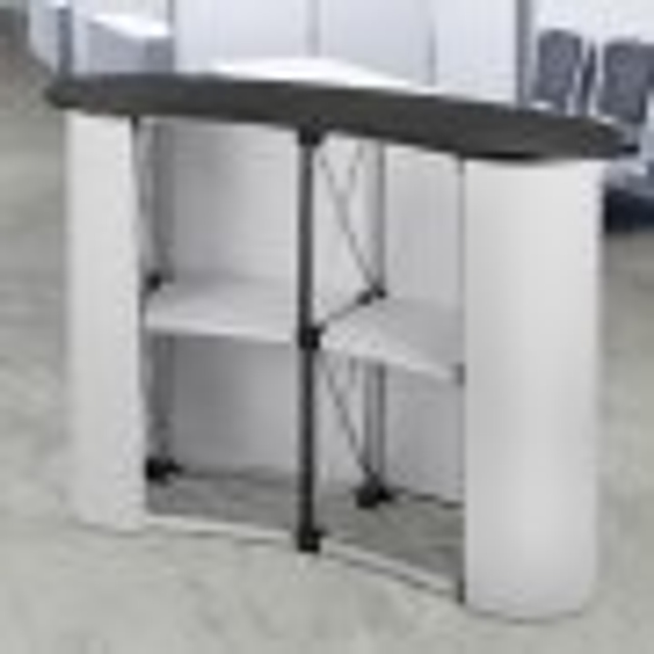 Portable Tradeshow Podium Table Display Exhibition Counter Stand Booth Fair with Wall Bags 51" X 15.7" X 38.5"