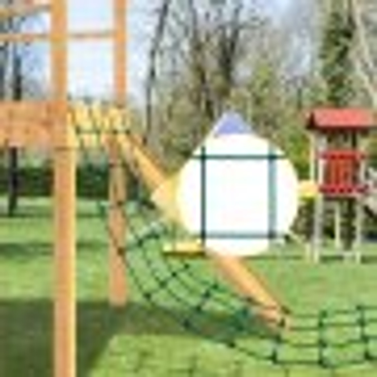 Climbing Cargo Net, 30" x 150" Climbing Net, Polyester Playground Climbing Cargo Net, Rope Ladder, Swingset, Large Military Climbing Cargo Net for Kid & Adult, Indoor & Outdoor, Treehouse, Green