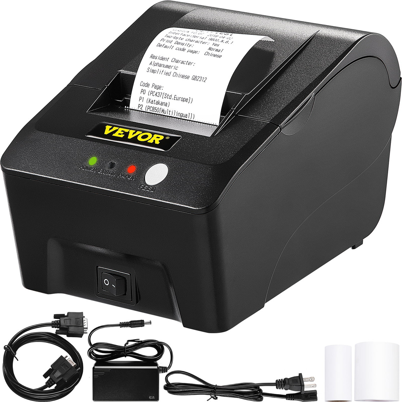 Printer Receipt, 58mm Thermal Printer, USB Port Printer, ESC/POS Command Thermal Receipt Printer, Portable for Bank, Supermarket, Office, Restaurant