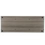 27 Compartments Wood Literature Organizer, Adjustable Shelves, Medium Density Fiberboard Mail Center, Office Home School Storage for Files, Documents, Papers, Magazines, Grey