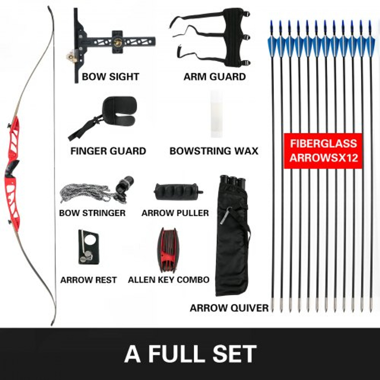 Recurve Bow Set 38lbs Archery Bow Aluminum Alloy Takedown Recurve Bow Right Hand Bow And Arrow Takedown Bow Archery Set Bow And Arrow For Adults Youth Hunting Shooting Practice Competition