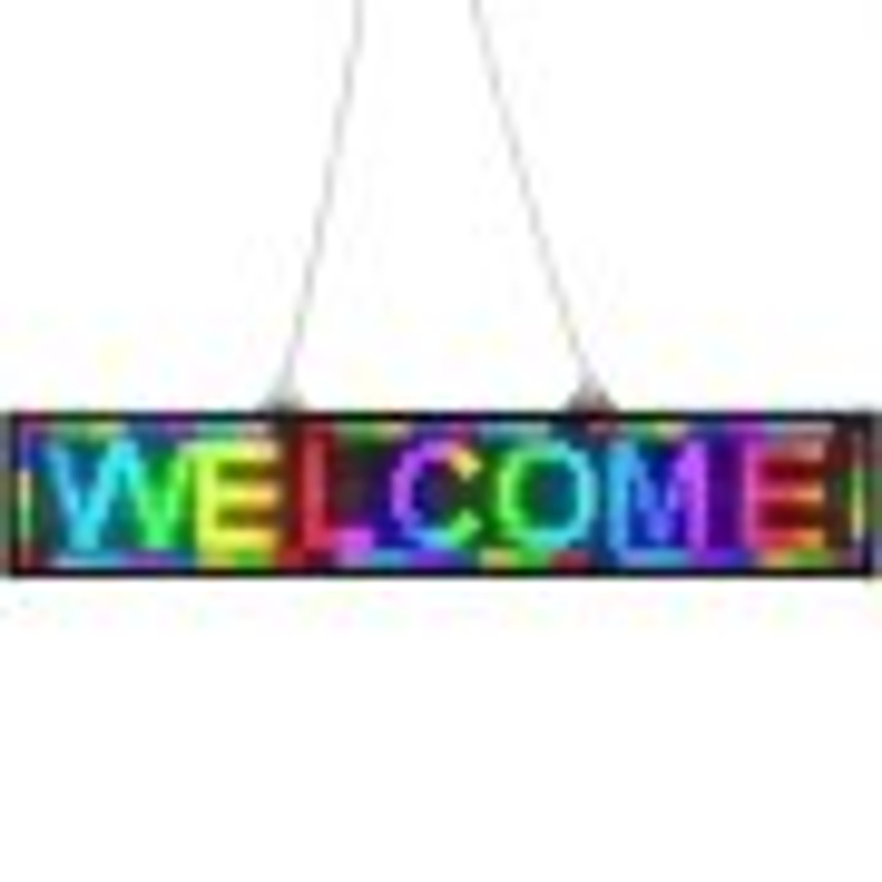 WiFi P10 Led Sign Full Color 38" x 6.5", Indoor High Resolution Programmable Led Scrolling Display and New SMD Technology,Perfect Solution for Advertising
