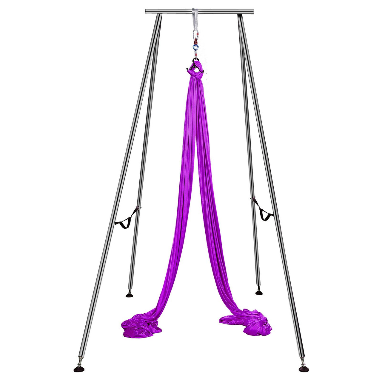 Yoga Sling Inversion, 9.6 FT Height Inversion Yoga Swing Stand, Max  Capacity 551 LBS Aerial Yoga