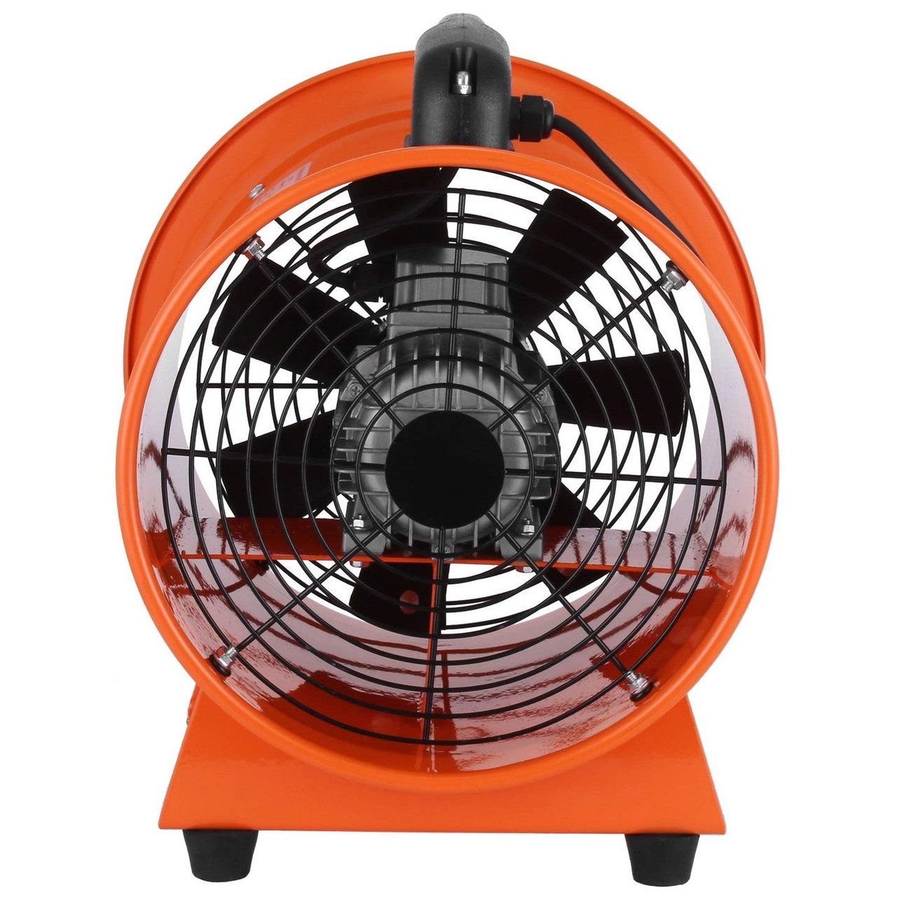 12 Inch Utility Blower Fan 7 Blades Portable Exhaust Fan W/ 16 FT