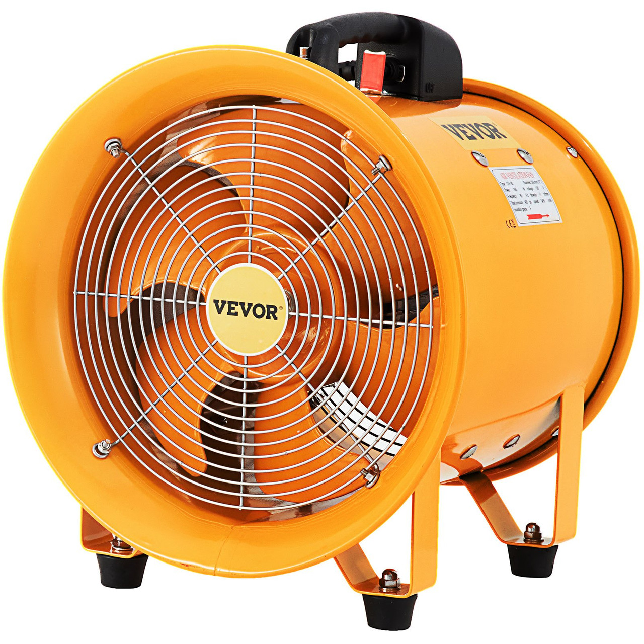 10 inch Portable Ventilation Exhaust Fan with 16ft Ventilation